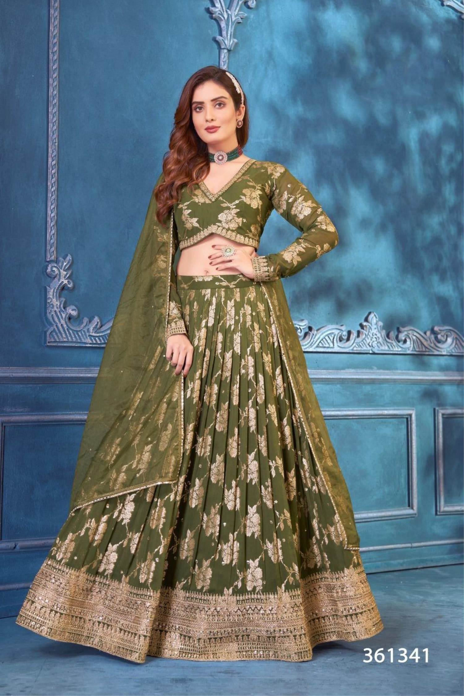Mehndi dress / Mehndi bridal lehenga / Pakistani Mehndi dress design -  YouTube