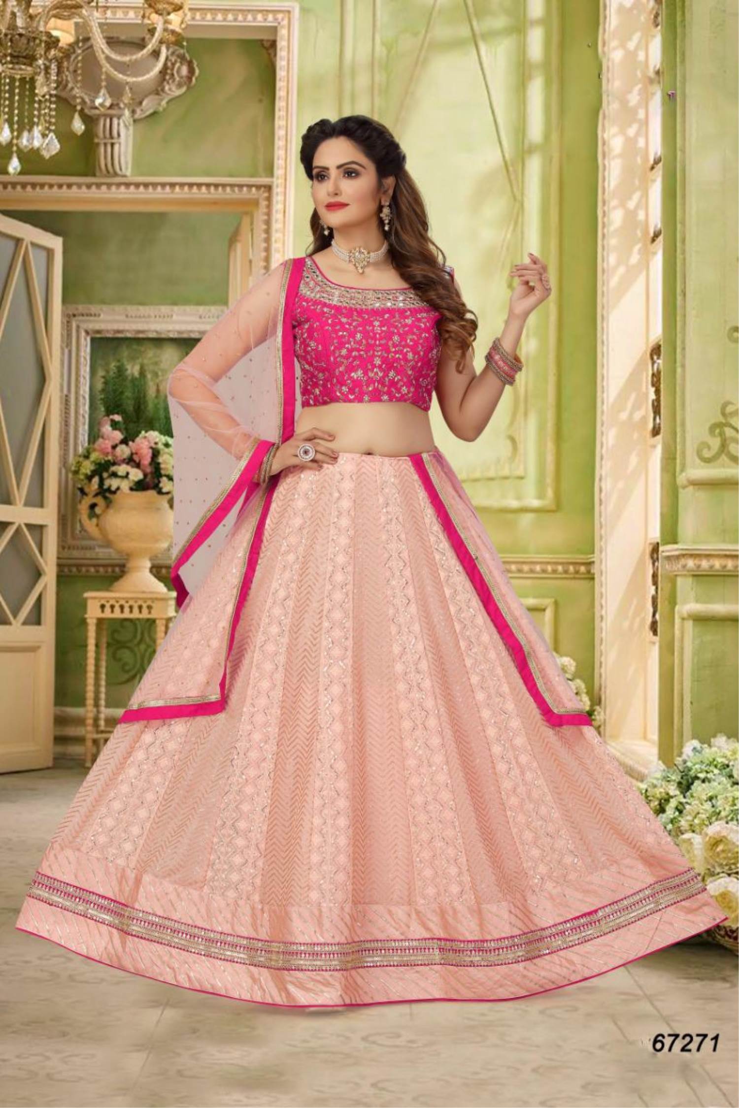 Maroon Color Party Wear Designer Lehenga Choli :: ANOKHI FASHION