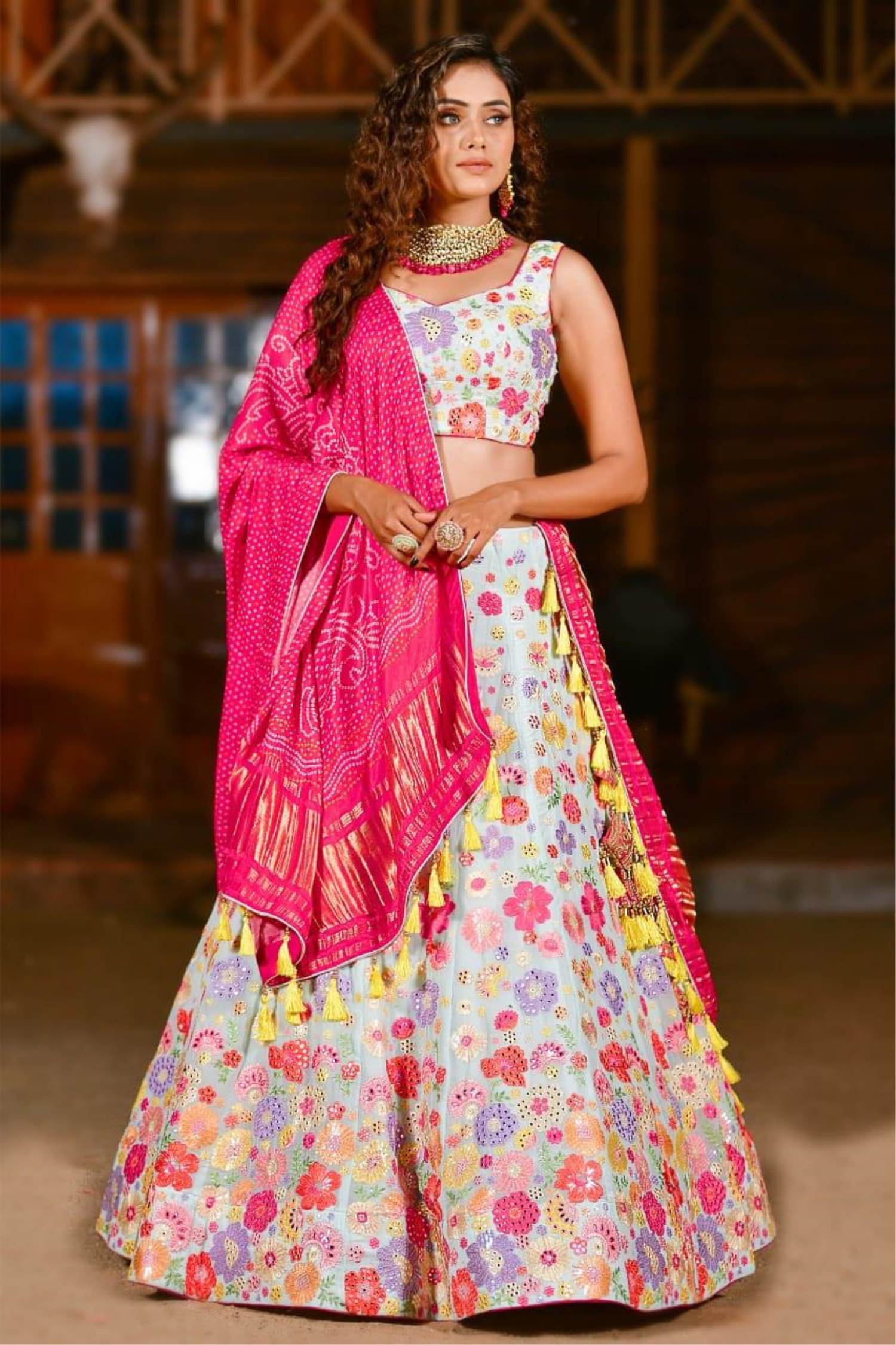 Maroon Color Party Wear Designer Lehenga Choli :: ANOKHI FASHION