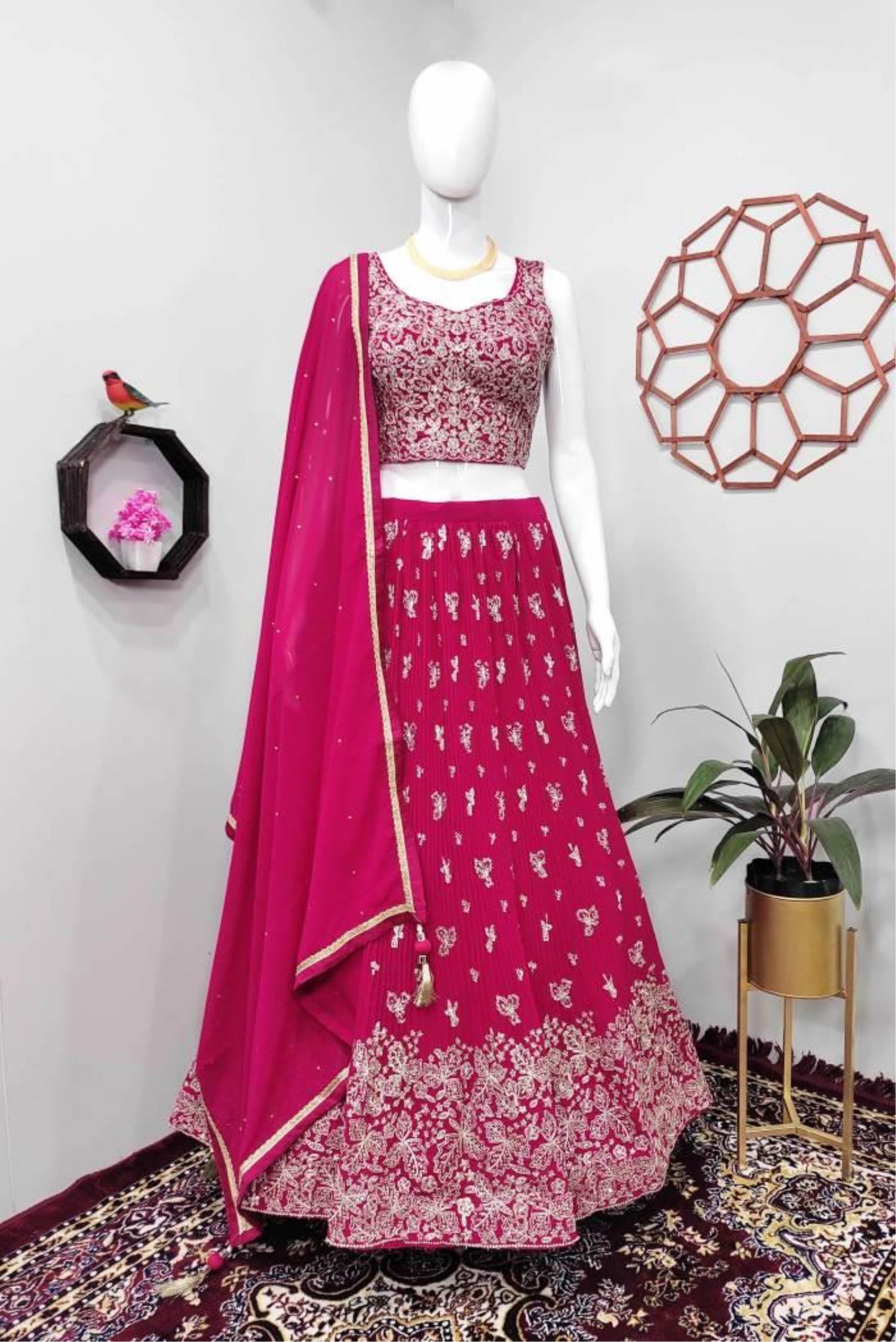 Pink Lehengas Online - Shop Designer Pink Lehenga Cholis @ Best Prices