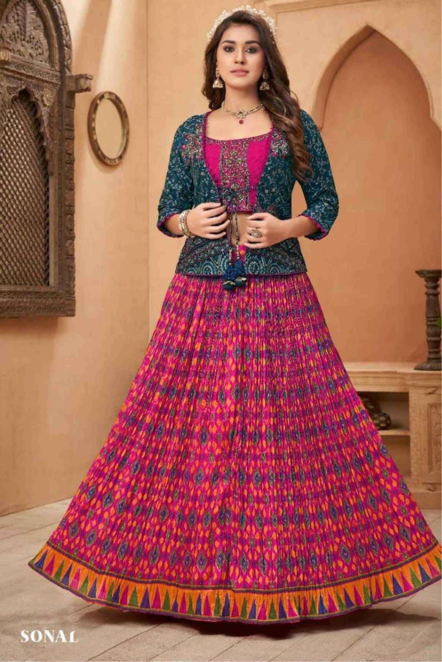 Rani Color Wedding Collection Designer Lehenga Choli :: ANOKHI FASHION