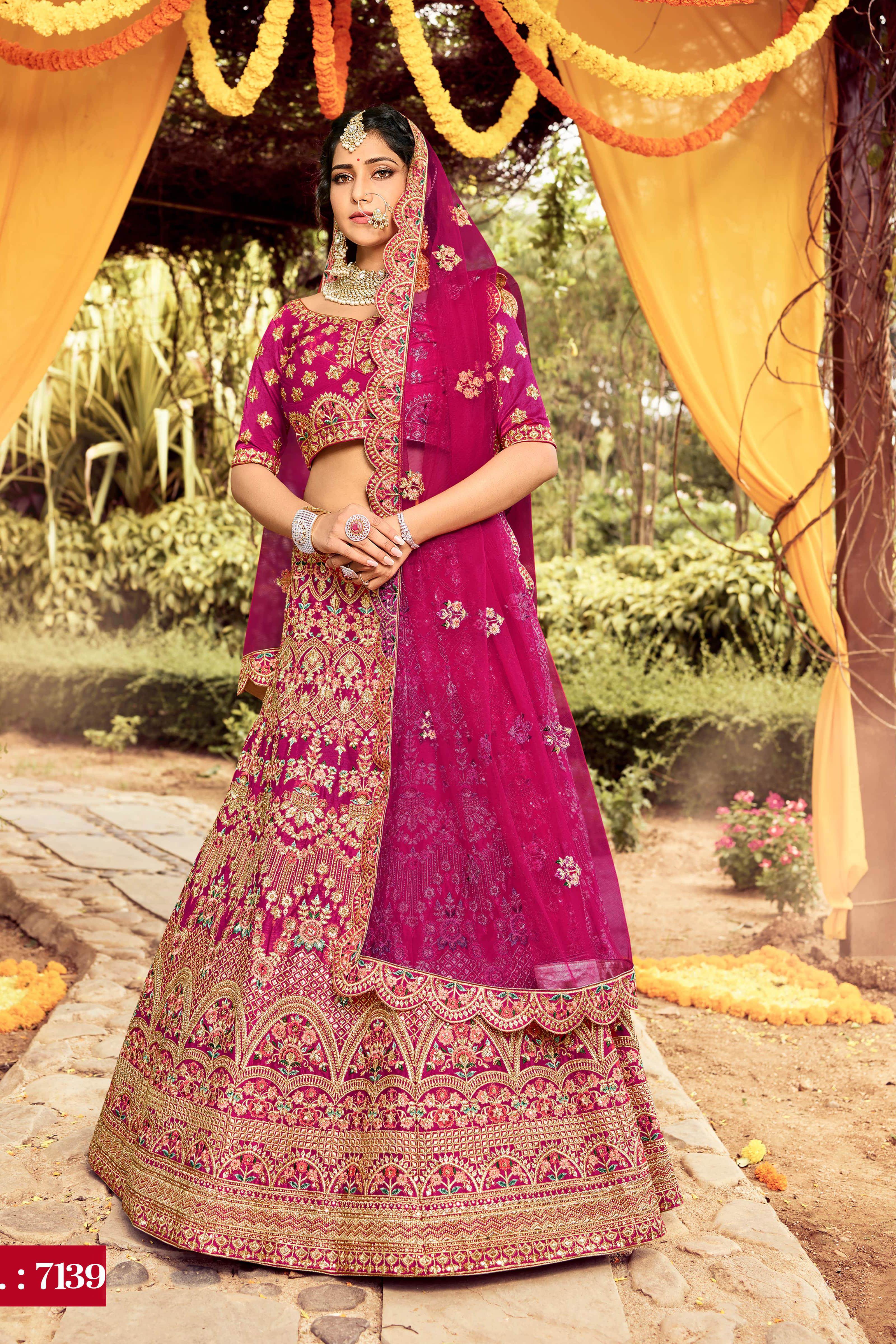 Rani Color A Line Lehenga Choli -