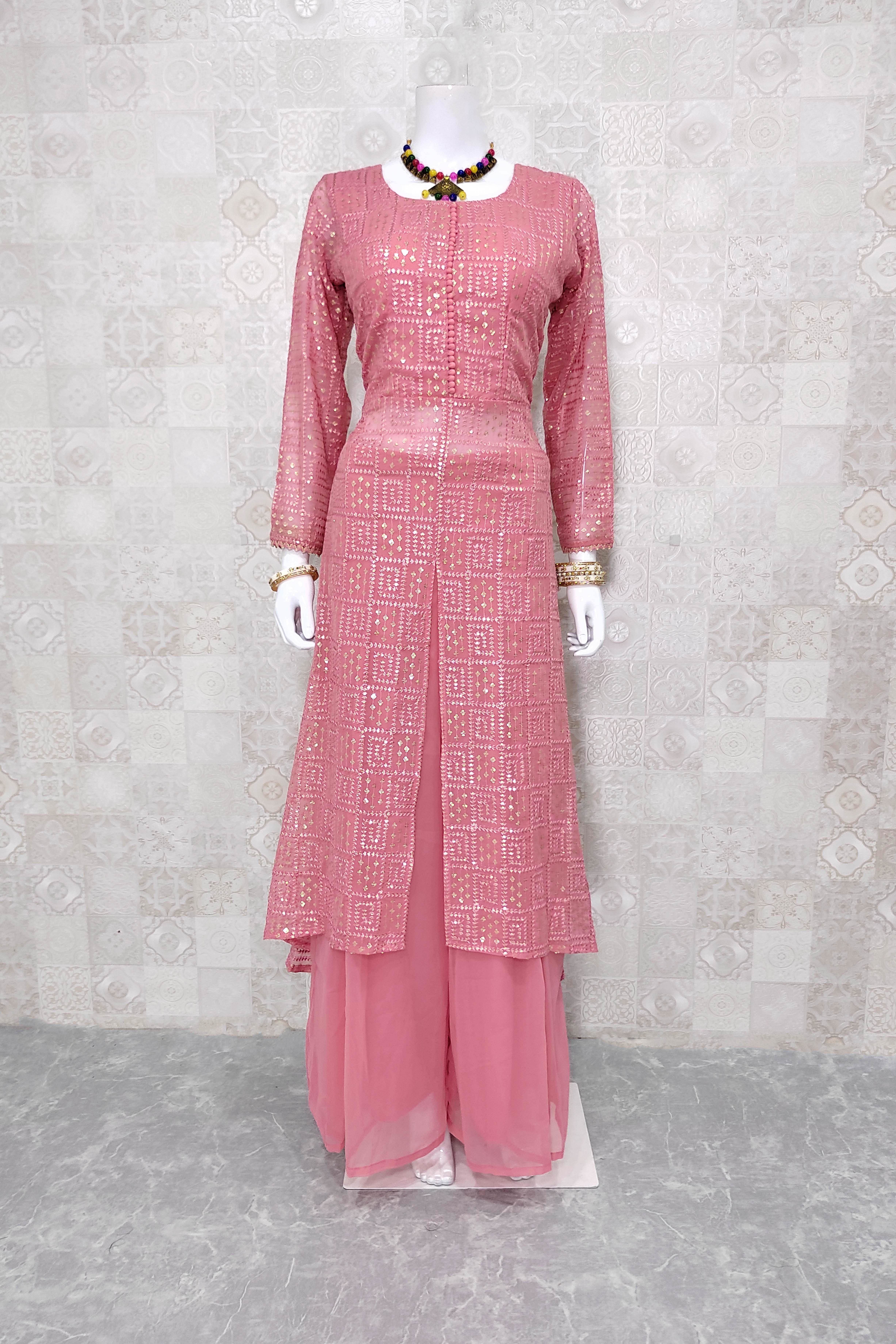 punjabi plain suit with heavy dupatta